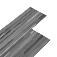 vidaXL szürke csíkos nem öntapadó PVC padlóburkoló lapok 2 mm 5,26 m² (146568) járólap