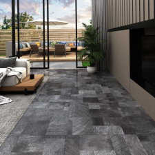 vidaXL szürke famintás öntapadó PVC padlóburkolat 5,11 m² építőanyag