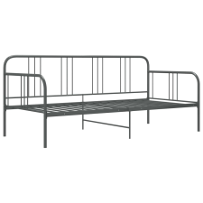 vidaXL szürke fém kanapéágy-keret 90 x 200 cm (324751) ágy és ágykellék