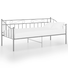 vidaXL szürke fém kanapéágykeret 90 x 200 cm (324775) ágy és ágykellék