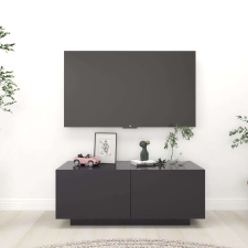 vidaXL szürke forgácslap TV-szekrény 100 x 35 x 40 cm bútor