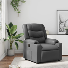 vidaXL szürke műbőr dönthető fotel bútor