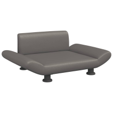 vidaXL szürke műbőr kutyaágy 70 x 45 x 28 cm (172004) szállítóbox, fekhely kutyáknak
