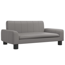 vidaXL szürke műbőr kutyaágy 70 x 45 x 30 cm (171866) szállítóbox, fekhely kutyáknak