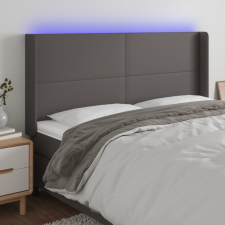 vidaXL szürke műbőr LED-es fejtámla 163x16x118/128 cm ágy és ágykellék