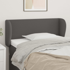 vidaXL szürke műbőr szárnyas fejtámla szárnyakkal 103x23x78/88 cm ágy és ágykellék