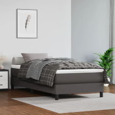 vidaXL szürke műbőr zsebrugós matrac gyerekeknek 80 x 160 cm ágy és ágykellék
