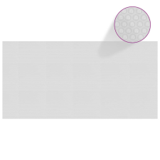 vidaXL Szürke napelemes lebegő pe medencefólia 400 x 200 cm medence kiegészítő