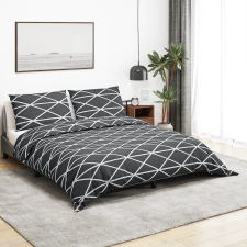 vidaXL szürke pamut ágyneműhuzat-garnitúra 225 x 220 cm lakástextília