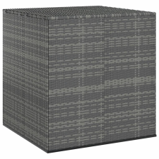 vidaXL szürke polietilén rattan kerti párnatartó láda 100x97,5x104 cm kerti tárolás