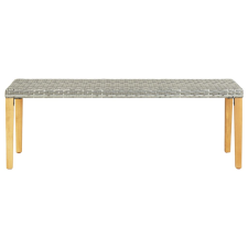 vidaXL szürke polyrattan kerti pad 80 cm (46487) kerti bútor