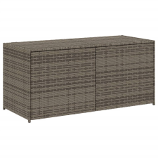 vidaXL szürke polyrattan kerti tárolóláda 283 L (365314) kerti bútor
