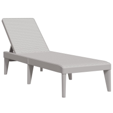 vidaXL szürke PP napozóágy 186 x 60 x 29 cm (364218) kerti bútor
