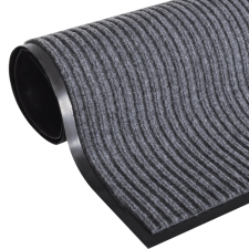 vidaXL Szürke PVC Lábtörlő 90 x 60 cm lakástextília