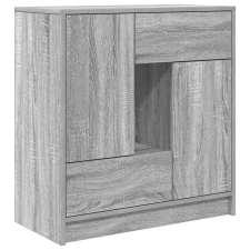 vidaXL szürke sonoma komód fiókokkal és ajtókkal 70,5x34x74,5 cm (861846) bútor