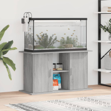 vidaXL szürke sonoma szerelt fa akváriumi állvány 101x41x58 cm halfelszerelések