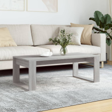 vidaXL szürke sonoma szerelt fa dohányzóasztal 102x50x35 cm bútor