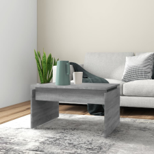 vidaXL szürke sonoma szerelt fa dohányzóasztal 68x50x38 cm bútor