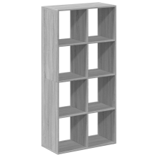 vidaXL szürke sonoma szerelt fa elválasztó könyvespolc 69,5x29x137,5cm (858026) bútor