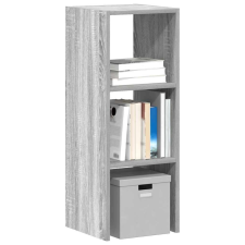 vidaXL szürke sonoma szerelt fa könyvespolc halmozható 30 x 30 x 80 cm bútor