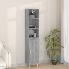 vidaXL szürke sonoma szerelt fa magasszekrény 34,5 x 34 x 180 cm bútor