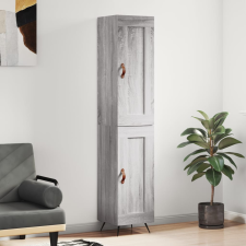 vidaXL szürke sonoma szerelt fa magasszekrény 34,5 x 34 x 180 cm bútor