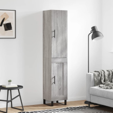 vidaXL szürke sonoma szerelt fa magasszekrény 34,5 x 34 x 180 cm bútor