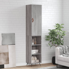 vidaXL szürke sonoma szerelt fa magasszekrény 34,5 x 34 x 180 cm bútor