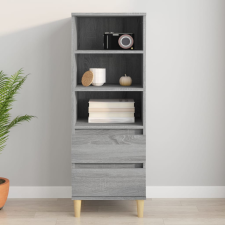 vidaXL szürke sonoma szerelt fa magasszekrény 40 x 36 x 110 cm bútor