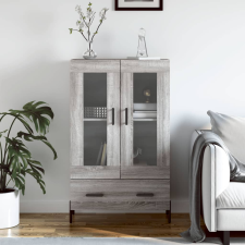 vidaXL szürke sonoma szerelt fa magasszekrény 69,5 x 31 x 115 cm bútor