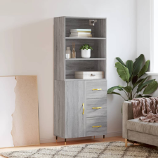 vidaXL szürke sonoma szerelt fa magasszekrény 69,5 x 34 x 180 cm bútor
