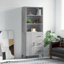 vidaXL szürke sonoma szerelt fa magasszekrény 69,5 x 34 x 180 cm bútor