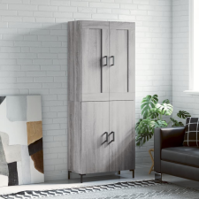 vidaXL szürke sonoma szerelt fa magasszekrény 69,5 x 34 x 180 cm bútor