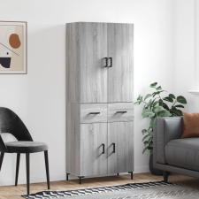 vidaXL szürke sonoma szerelt fa magasszekrény 69,5 x 34 x 180 cm bútor