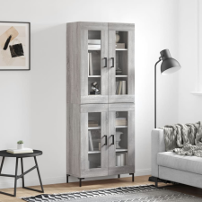 vidaXL szürke sonoma szerelt fa magasszekrény 69,5 x 34 x 180 cm bútor