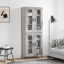 vidaXL szürke sonoma szerelt fa magasszekrény 69,5 x 34 x 180 cm bútor