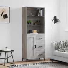 vidaXL szürke sonoma szerelt fa magasszekrény 69,5 x 34 x 180 cm bútor
