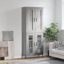 vidaXL szürke sonoma szerelt fa magasszekrény 69,5 x 34 x 180 cm bútor