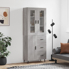 vidaXL szürke sonoma szerelt fa magasszekrény 69,5 x 34 x 180 cm bútor