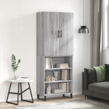 vidaXL szürke sonoma szerelt fa magasszekrény 69,5 x 34 x 180 cm bútor