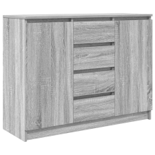 vidaXL szürke sonoma szerelt fa tálalószekrény fiókos 100,5x35x76 cm (3328449) bútor