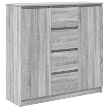 vidaXL szürke sonoma szerelt fa tálalószekrény fiókos 100,5x35x98,5 cm (3328458) bútor