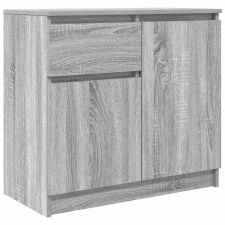 vidaXL szürke sonoma szerelt fa tálalószekrény fiókos 71x35x65 cm (861603) bútor