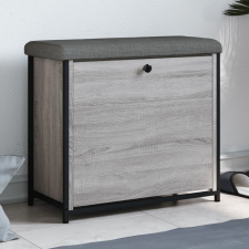 vidaXL szürke sonoma színű cipőpad lehajtható fiókkal 62 x 32 x 56 cm bútor