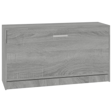 vidaXL szürke sonoma színű cipőtároló pad 80x24x45 cm (342645) bútor