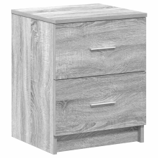 vidaXL szürke sonoma színű éjjeliszekrény 2 fiókkal 40x36x50 cm (858795) bútor