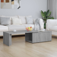 vidaXL szürke sonoma színű fatermék dohányzóasztal 150x50x35 cm bútor