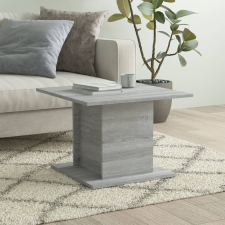 vidaXL szürke-sonoma színű forgácslap dohányzóasztal 55,5x55,5x40 cm bútor