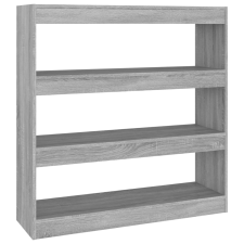 vidaXL szürke sonoma színű könyvszekrény/térelválasztó 100x30x103 cm (813633) bútor