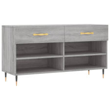 vidaXL szürke sonoma színű műfa cipőpolc 102 x 35 x 55 cm (829722) bútor